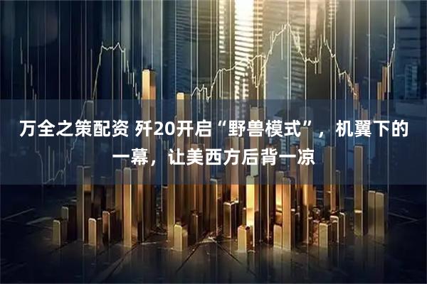 万全之策配资 歼20开启“野兽模式”，机翼下的一幕，让美西方后背一凉
