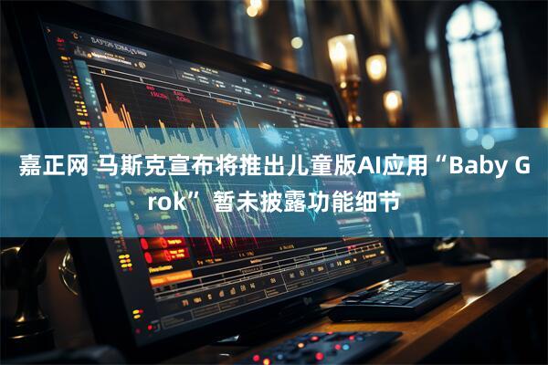 嘉正网 马斯克宣布将推出儿童版AI应用“Baby Grok” 暂未披露功能细节